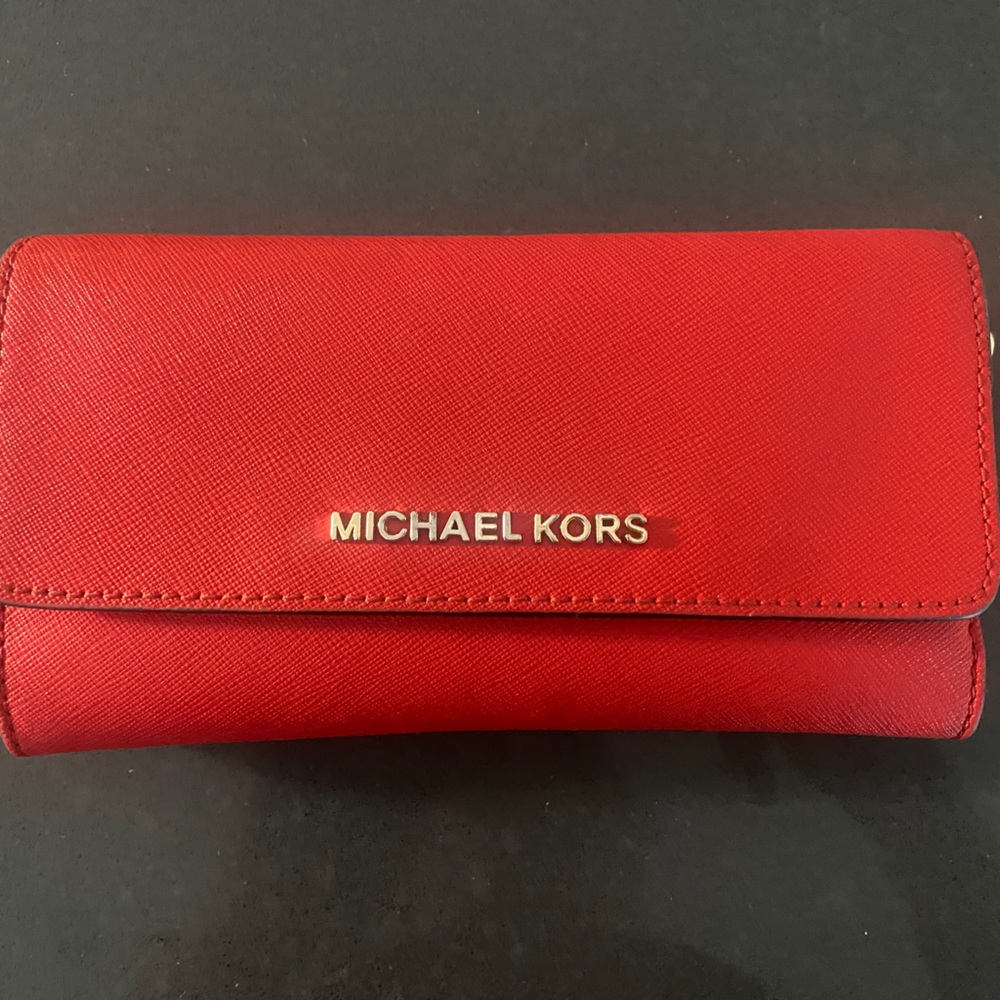 Michael Kors Red Wallet